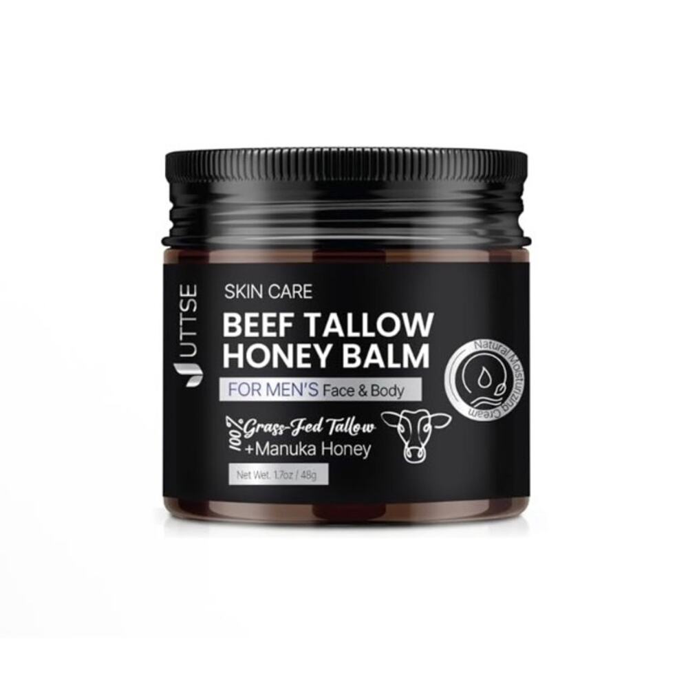 Uttse Beef Tallow Honey Balm 1.7oz Men’s Face & Body Moisturizer NIB